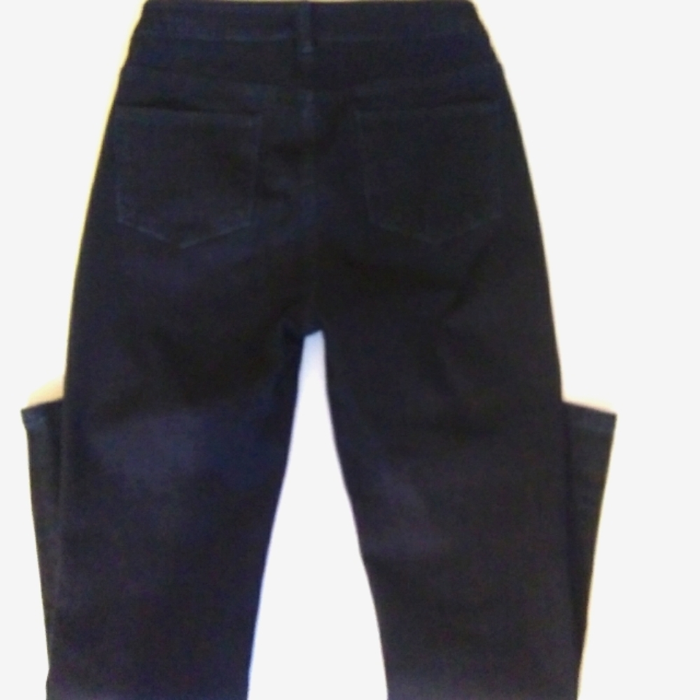 Soft Surroundings Dark Wash Pull On Jeans - Picture 7 of 8